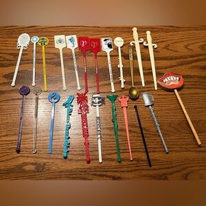 Vintage Swizzle Stick lot